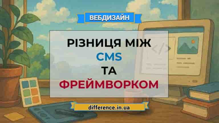 Різниця між CMS та фреймворком