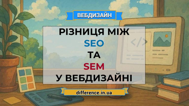 Різниця між SEO та SEM у вебдизайні