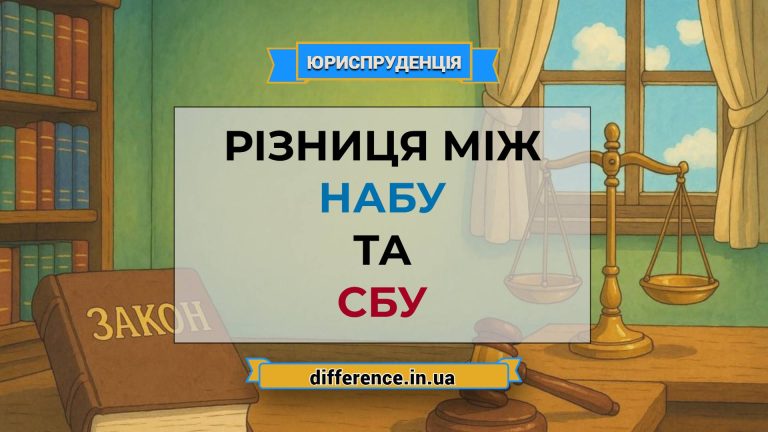 Різниця між НАБУ та СБУ