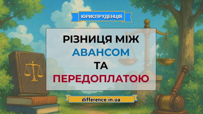 Різниця між авансом і передоплатою