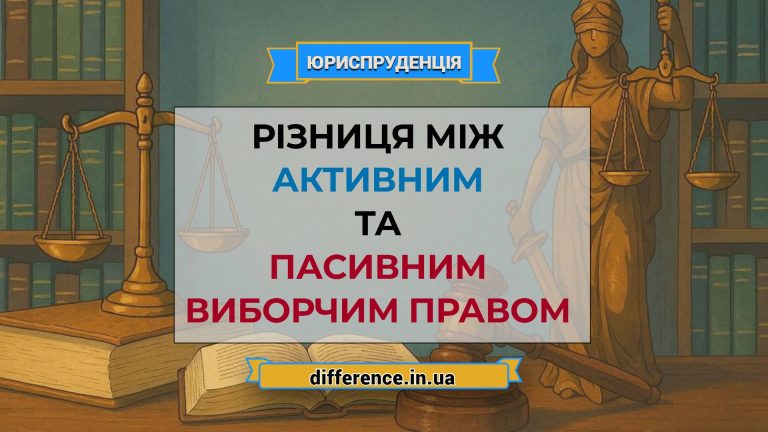 Різниця між активним і пасивним виборчим правом (1)
