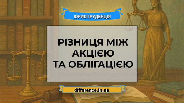 Різниця між акцією та облігацією