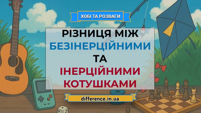 Різниця між безінерційними та інерційними котушками