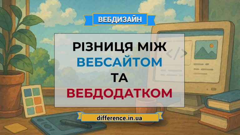 Різниця між вебсайтом та вебдодатком
