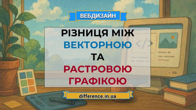 Різниця між векторною та растровою графікою