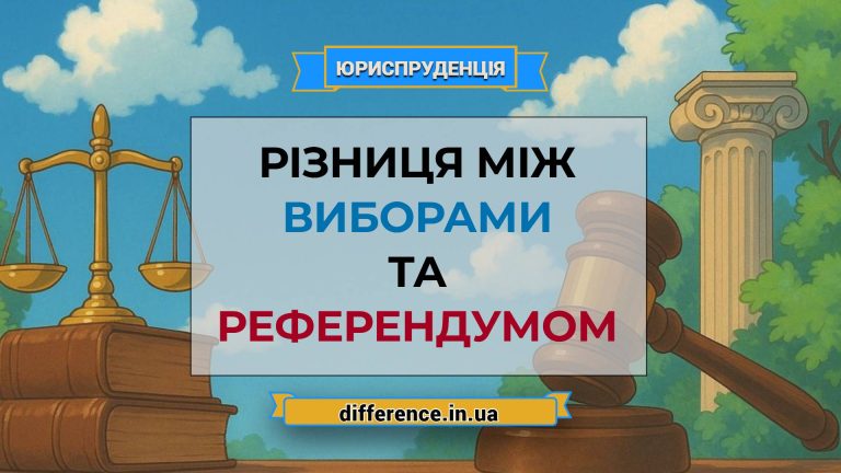 Різниця між виборами та референдумом