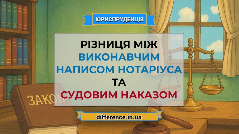 Різниця між виконавчим написом нотаріуса та судовим наказом