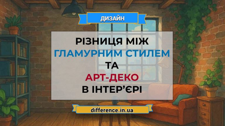 Різниця між гламурним стилем та арт-деко в інтер’єрі