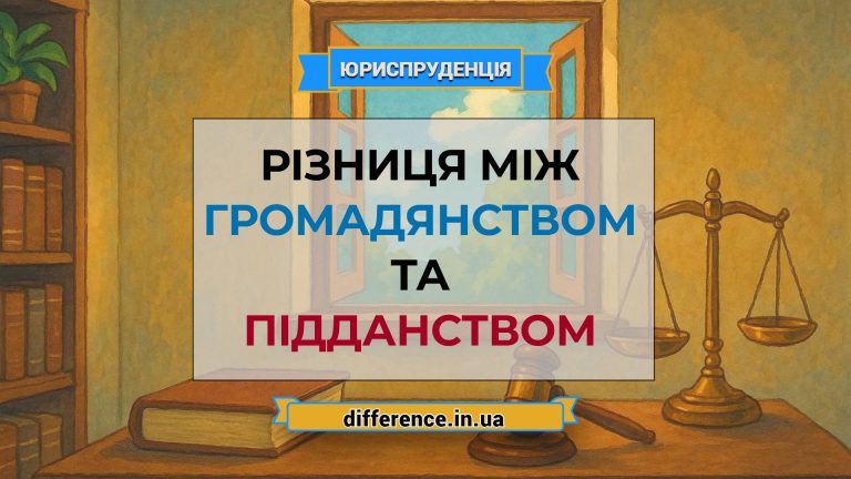 Різниця між громадянством і підданством