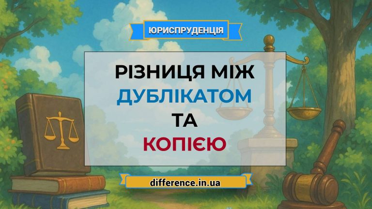 Різниця між дублікатом і копією