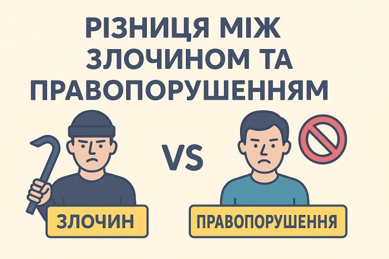 Різниця між злочином та правопорушенням (1)