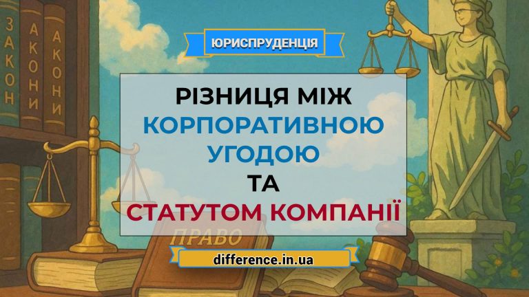 Різниця між корпоративною угодою та статутом компанії
