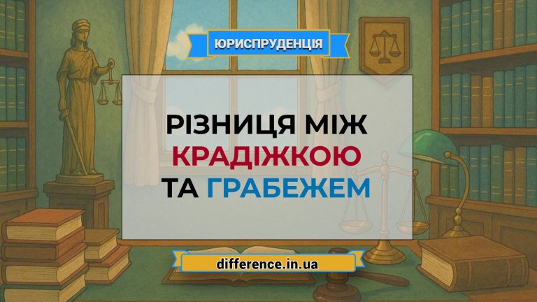 Різниця між крадіжкою та грабежем