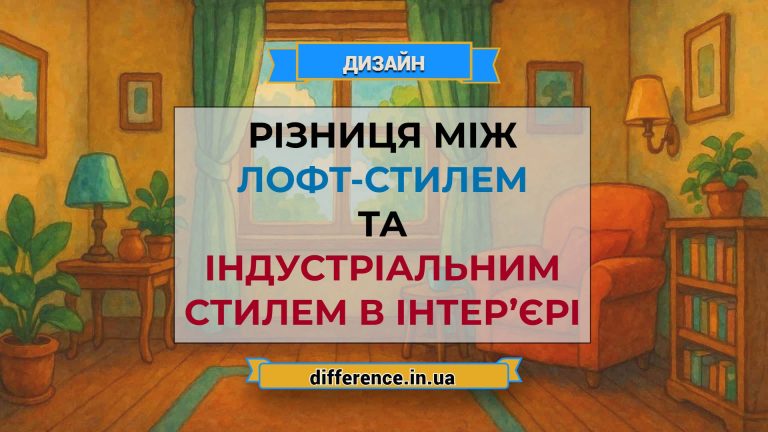 Різниця між лофт-стилем та індустріальним стилем в інтер’єрі