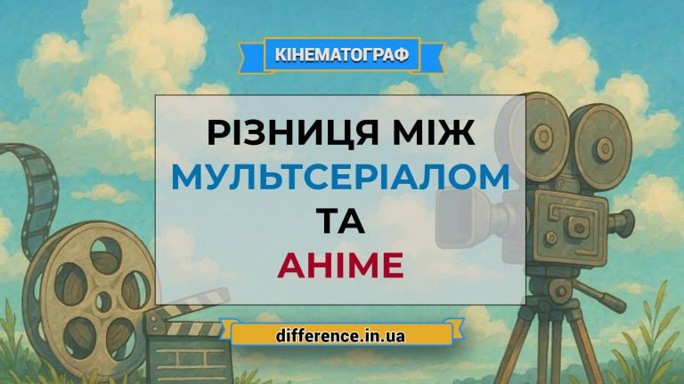 Різниця між мультсеріалом та аніме