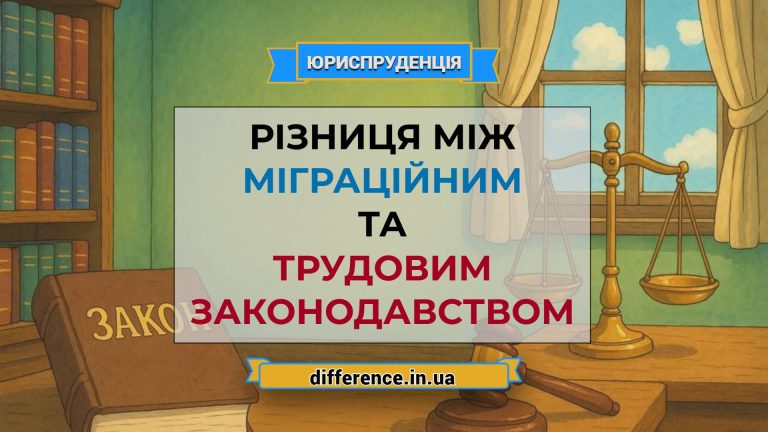 Різниця між міграційним і трудовим законодавством
