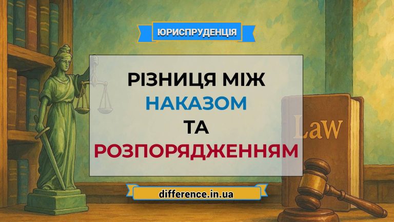 Різниця між наказом і розпорядженням (1)