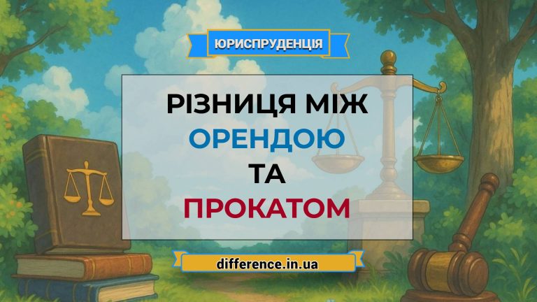Різниця між орендою та прокатом