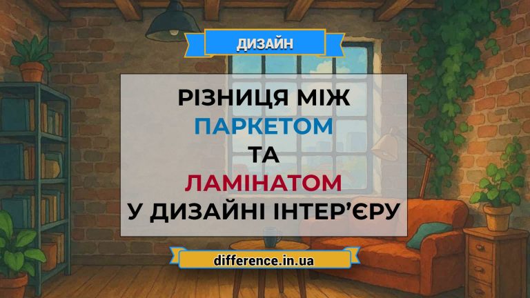 Різниця між паркетом та ламінатом у дизайні інтер’єру