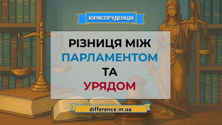 Різниця між парламентом і урядом