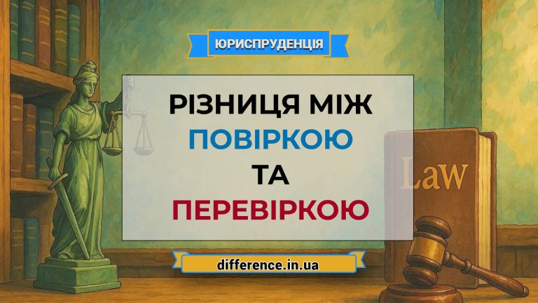 Різниця між повіркою та перевіркою