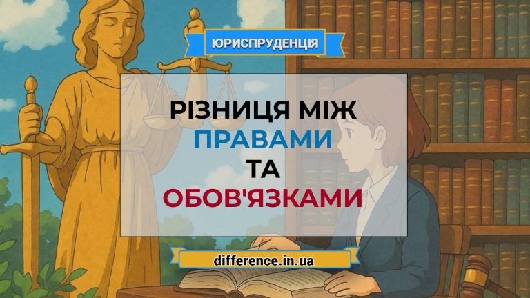 Різниця між правами та обов'язками