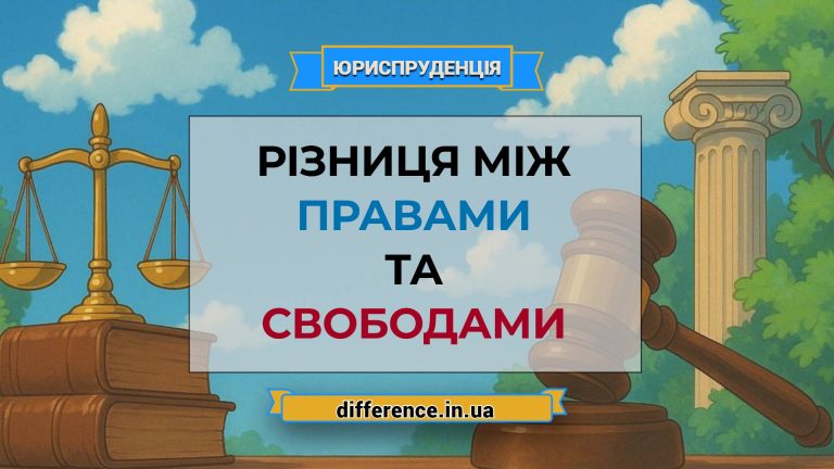 Різниця між правами і свободами