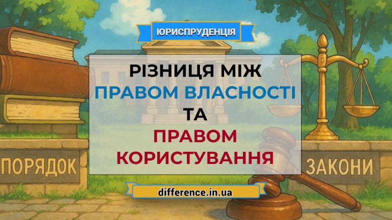 Різниця між правом власності та правом користування