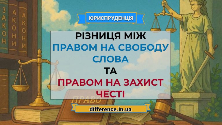 Різниця між правом на свободу слова та правом на захист честі