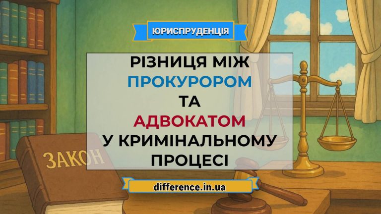 Різниця між прокурором і адвокатом у кримінальному процесі