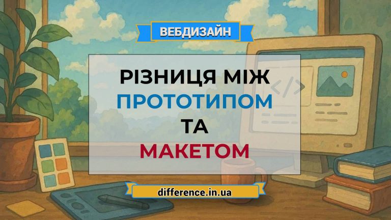 Різниця між прототипом та макетом