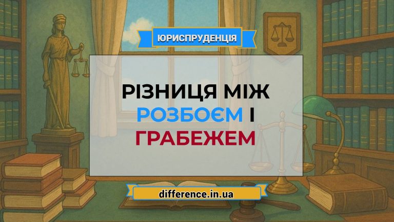 Різниця між розбоєм і грабежем