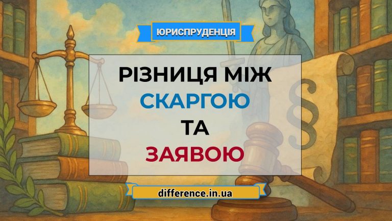 Різниця між скаргою та заявою