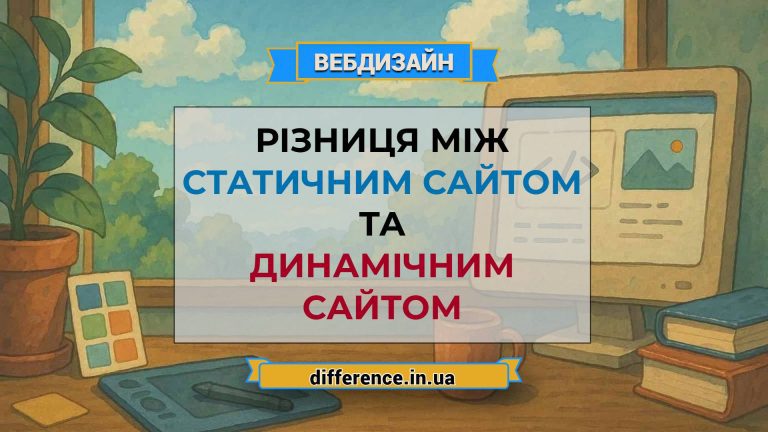 Різниця між статичним сайтом та динамічним сайтом