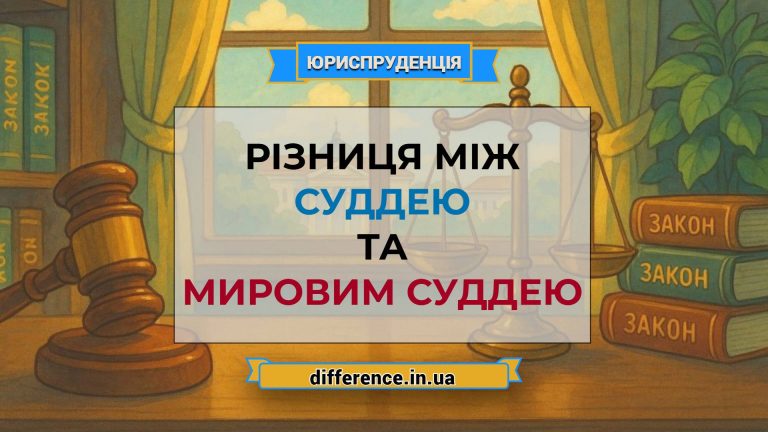 Різниця між суддею та мировим суддею