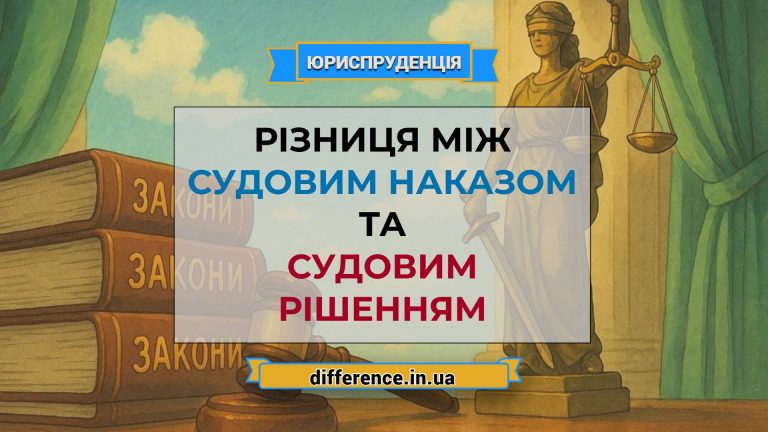 Різниця між судовим наказом і судовим рішенням