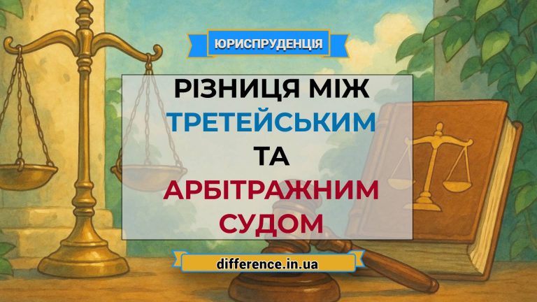 Різниця між третейським і арбітражним судом