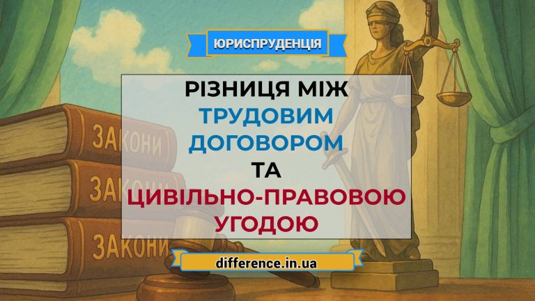 Різниця між трудовим договором і цивільно-правовою угодою