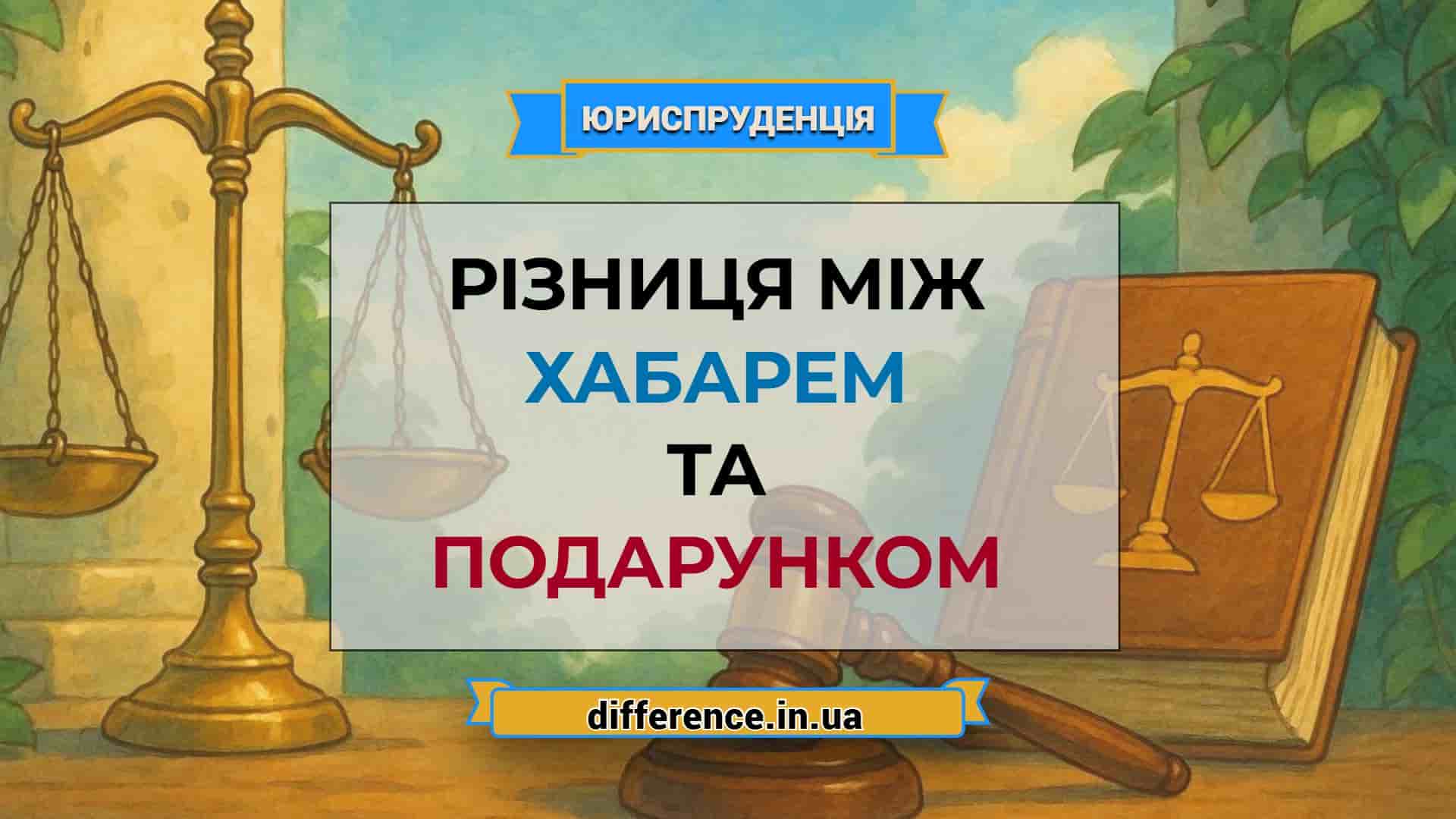 Різниця між хабарем і подарунком