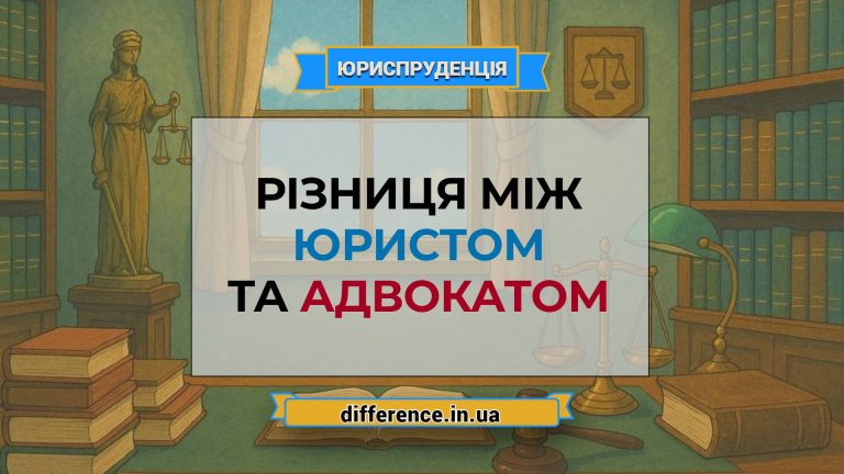 Різниця між юристом і адвокатом