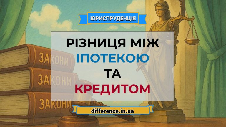 Різниця між іпотекою та кредитом