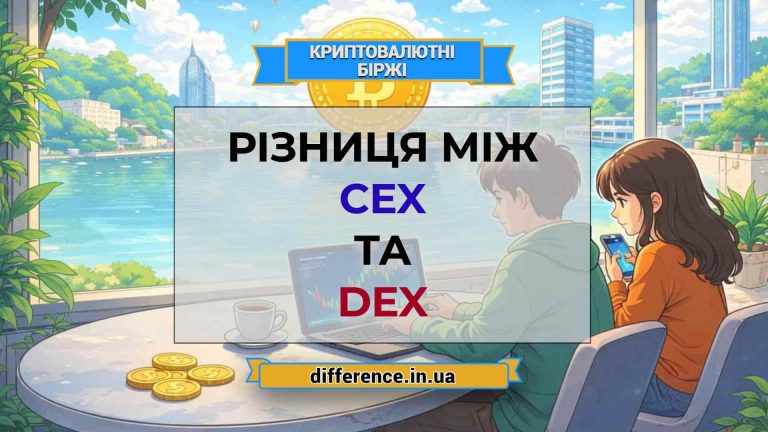 Різниця між CEX та DEX