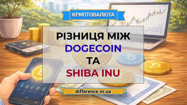 Різниця між Dogecoin та Shiba Inu