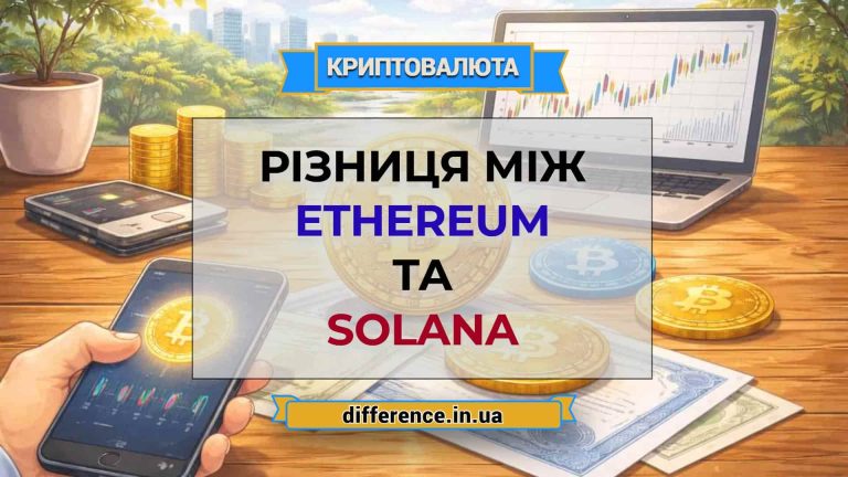 Різниця між Ethereum та Solana