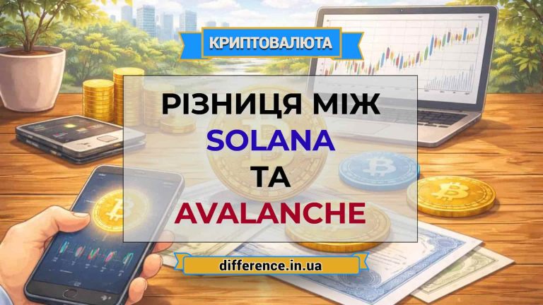 Різниця між Solana та Avalanche