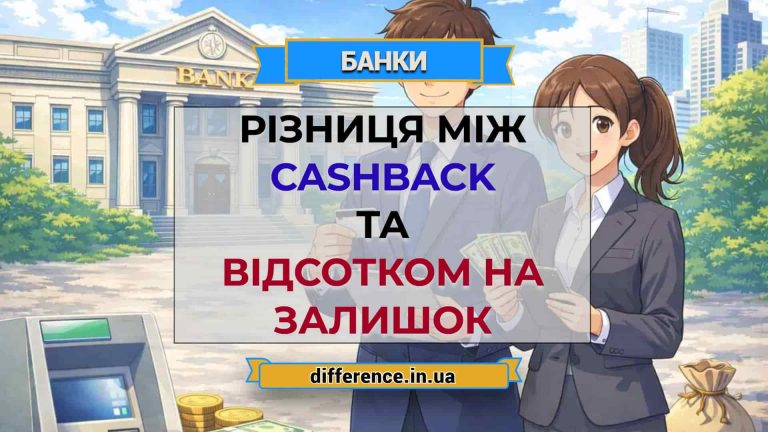 Різниця між cashback та відсотком на залишок