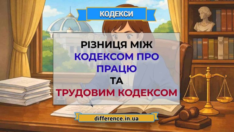 Різниця між Кодексом про працю та Трудовим кодексом