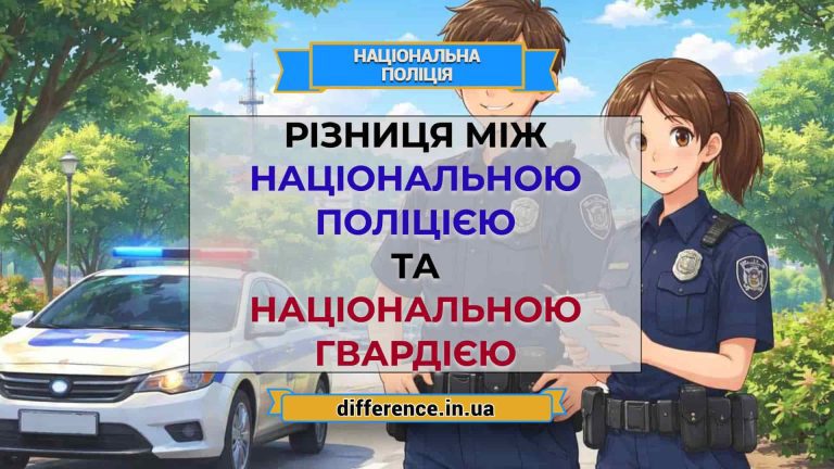Різниця між Національною поліцією та Національною гвардією