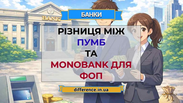 Різниця між ПУМБ та monobank для ФОП