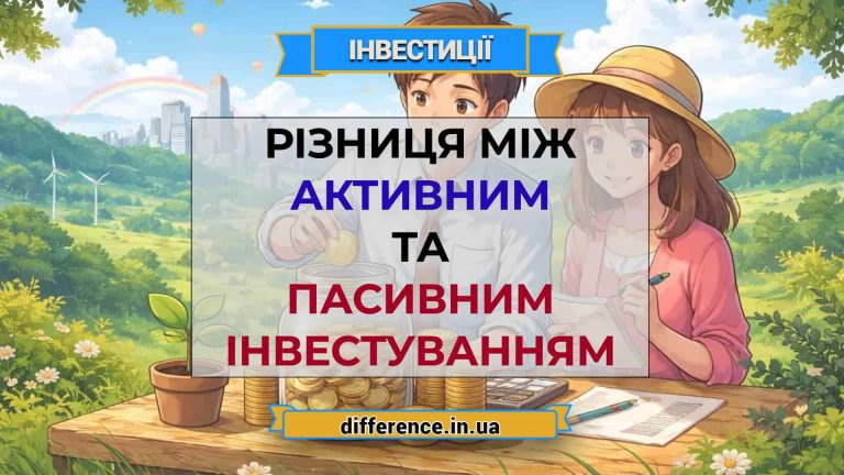 Різниця між активним та пасивним інвестуванням